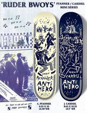 Deck Antihero - Cardiel Ruder Bwoys 