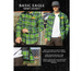 Kurtka  Antihero - Basic Eagle Flannel (green/blue)