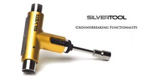 Klucz do deskorolki Silver - Premium Tool - Team Gold