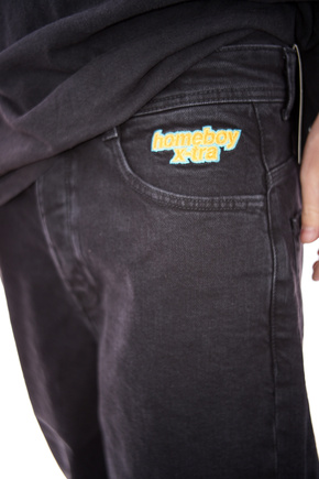 Spodnie Homeboy  - x-tra BAGGY Denim WASHED BLACK