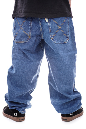 Spodnie Homeboy  - x-tra MONSTER Denim WASHED BLUE 
