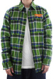 Kurtka  Antihero - Basic Eagle Flannel (green/blue)