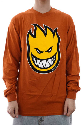 Longsleeve Spitfire - Bighead Fill T(orange/gold)