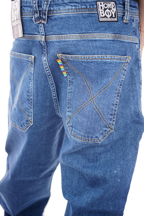 Spodnie Homeboy  - x-tra BAGGY Denim WASHED BLUE