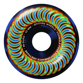 Kółka Spitfire - F4 99du Classic Swirl Radioactive  (black/blue)53mm