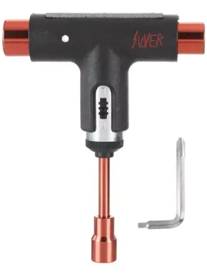 Klucz do deskorolki Silver x Slayer (black/red)