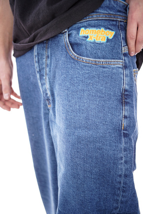Spodnie Homeboy  - x-tra MONSTER Denim WASHED BLUE 