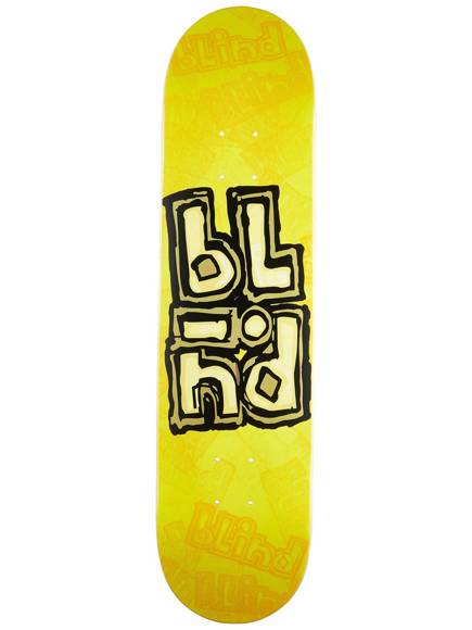 Deck Blind - OG Stacked Stamp yellow