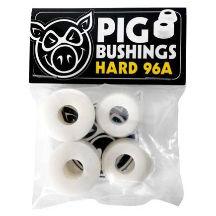 Gumki do trucków PIG - Bushings 96a Hard (white)