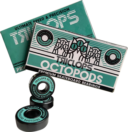 Łożyska Triclops -  Octopods (Black/Teal)