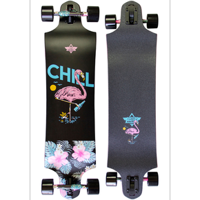 Longboard Dusters California - Chill  Drop Down 38" (black)